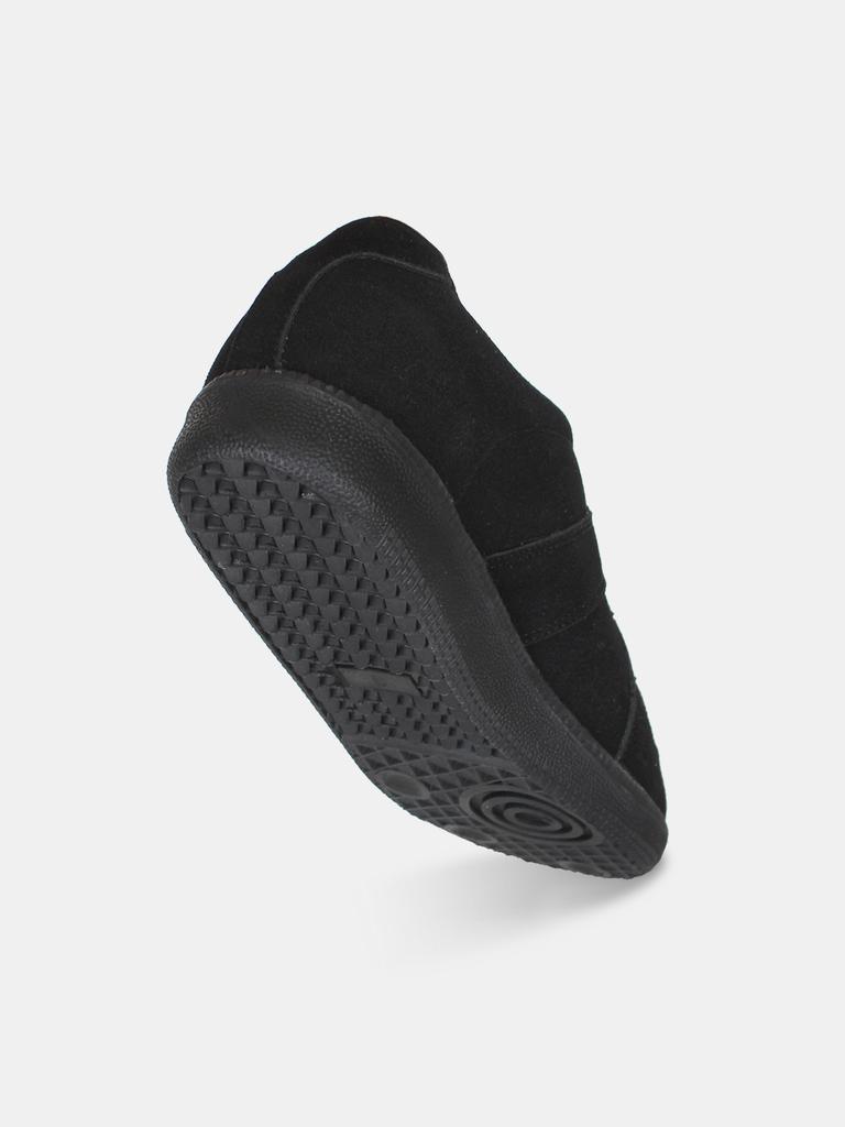 Thenopi Louise 5.5Cm Height-Increasing German Army Sneakers All Black [225~290Mm]