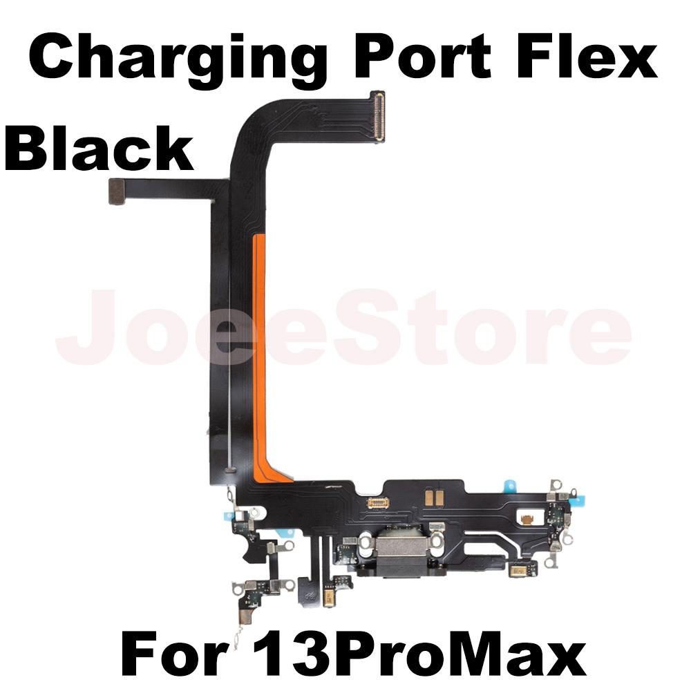Charging Port Flex Cable for iPhone 16 15 14 13 Pro Max Mini USB Dock Charger Connector With Microphone Flex Cable Ribbon Repair
