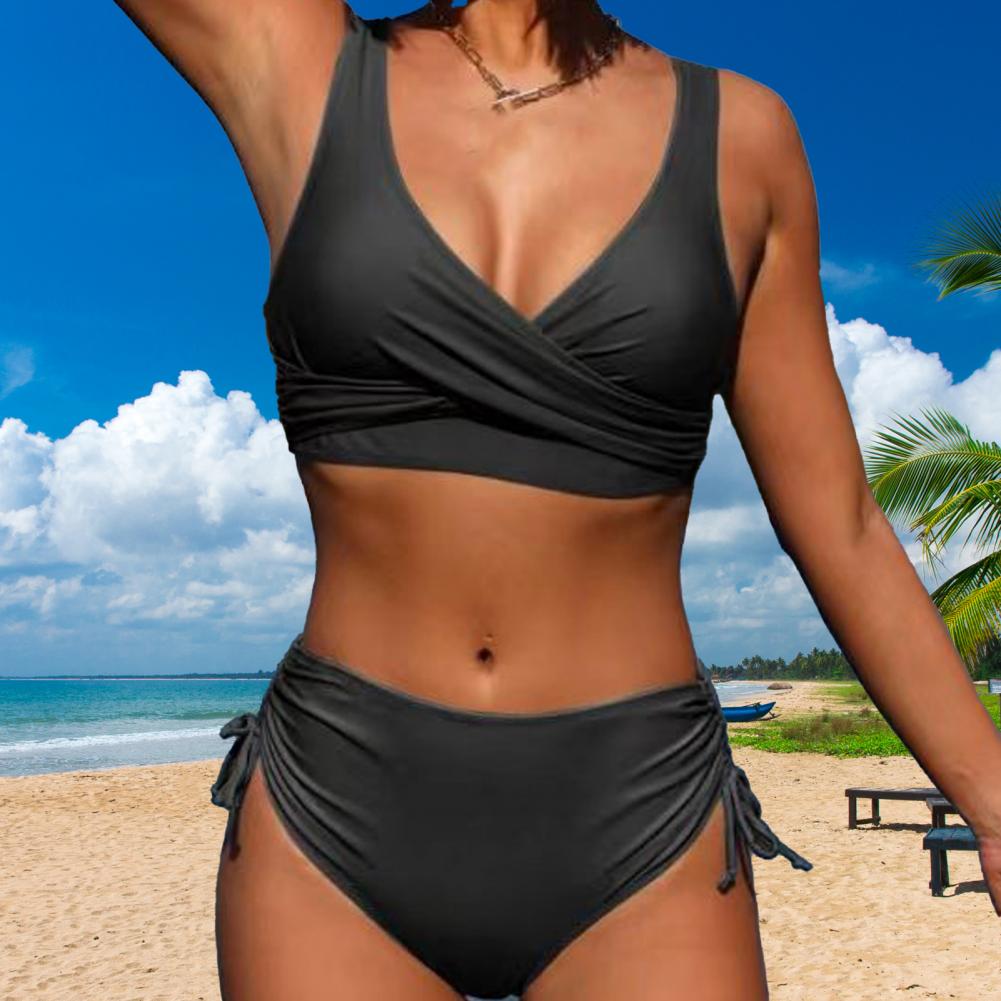 Sexy High Waist Bikinis 2026 Bandage Swimwear Women Swimsuit Female Bikini Set Print Bodysuit Bathing Suit Summer Biquini XXL