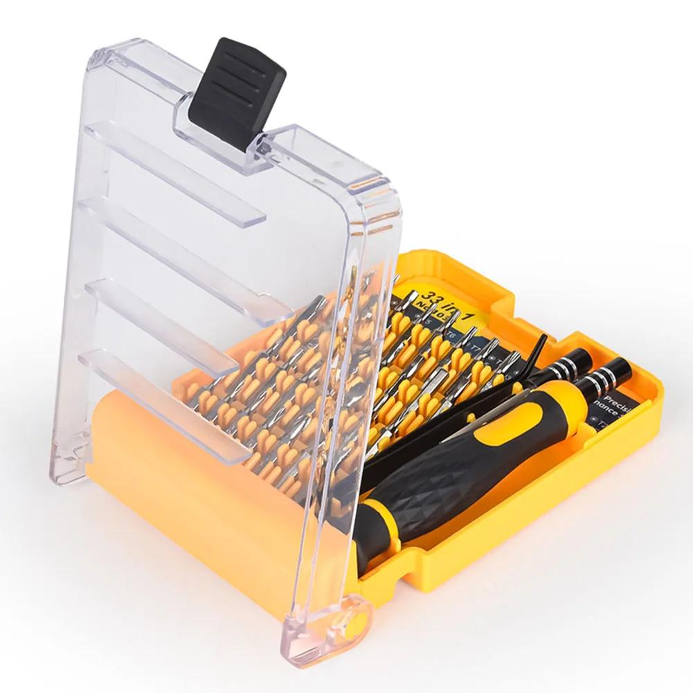 33 In 1 Screwdriver Set Multiple High-precision Screwdriver Bits For Household Small Appliances Maintenance