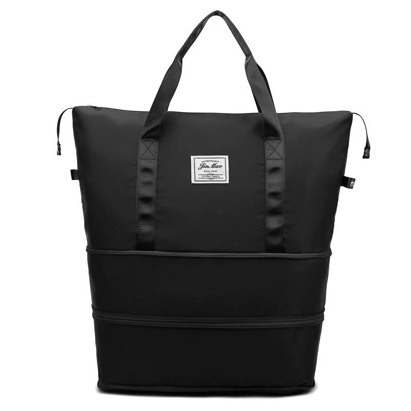 Double Layer Expansion Large Capacity Travel Bag Dry-wet Separation Handbag Lightweight Universal Outdoor Fitness Yoga Bag