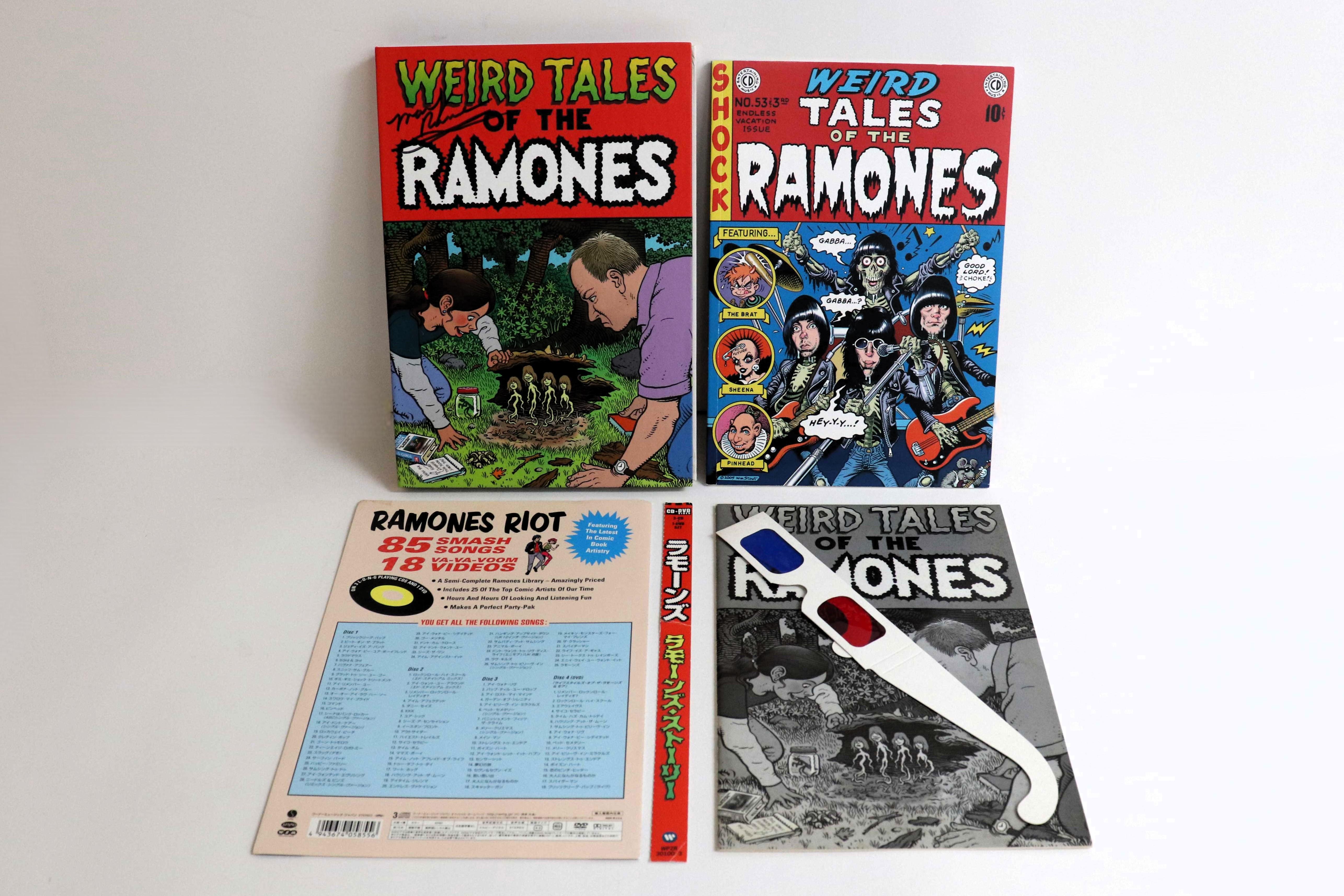 

CD RAMONES - Странные истории Рамонес (3CD+DVD WPZR301003 SIRE 2005 Япония Оби Рок Б/У