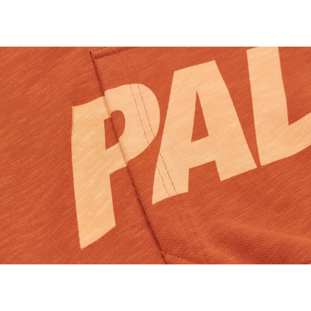 Palace FW22 Pal Pocket Slub Hooded Sweatshirt Men Hoodies Rust Orange P23C3130
