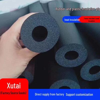 Guaina Isolante per Tubi in Gomma-Plastica Ignifuga di Grado B1 con Foglio di Alluminio per Condizionamento