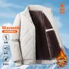 Padded-on Men's New Autumn and Winter Stand-up Collar Velvet Rhombus Plaid Warm and Cold Cotton-padded Jacket