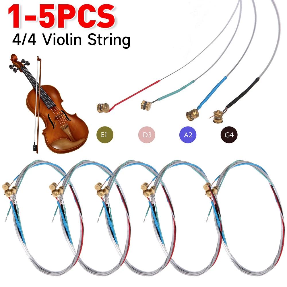 Full Set Violin String E-A-D-G Core Fiddle String Replacement for 3/4 & 4/4 Violin new Musical Instrument Parts Accessories