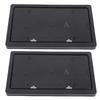 2PCS Flip Cover Concealed Car License Plate Holder Bracket New Energy Electric Car License Plate