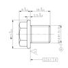 Magnetic M14x1.5 Oil Drain Bolt for Honda, Volkswagen, Kia, Hyundai