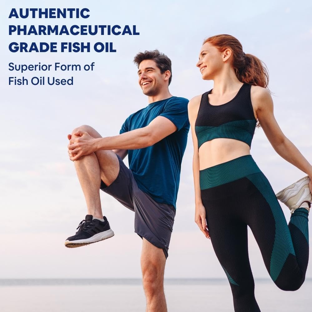 Carbamide Forte Fish Oil with Multivitamin 1000mg Omega 3 Capsules for Men & Women 60 Softgel Capsules