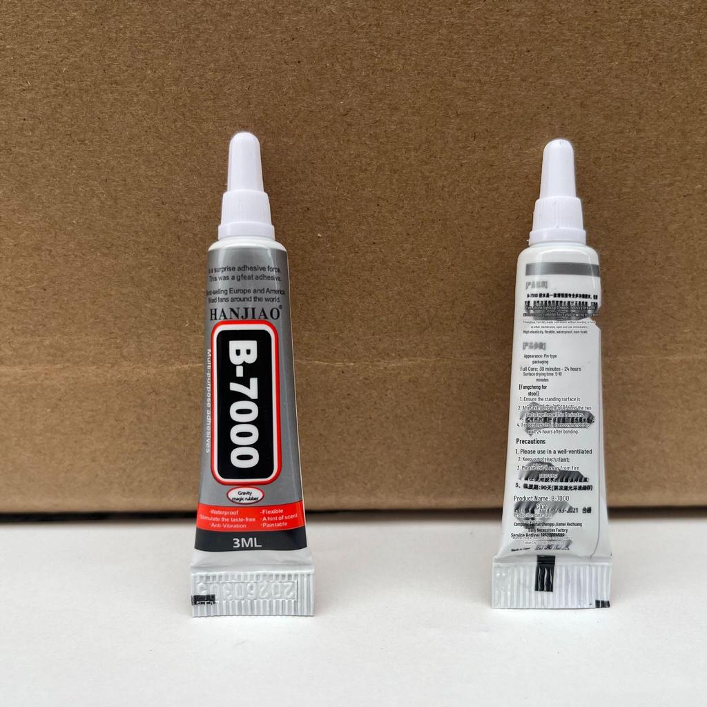 B7000 3ml Multi-Purpose Adhesive: Ideal for Mobile Screen Repair, Jewelry, and Acrylic.