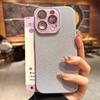Applicable To Apple 17promax Lychee Leather Mobile Phone Case Comes with Lens Film IPhone 16 Anti Fall Pc Protection Case