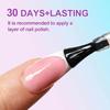 1Set Easy Apply Artificial Nail No Tools Needed Quick Installation Solid Color Highly Shine For Busy Professionals