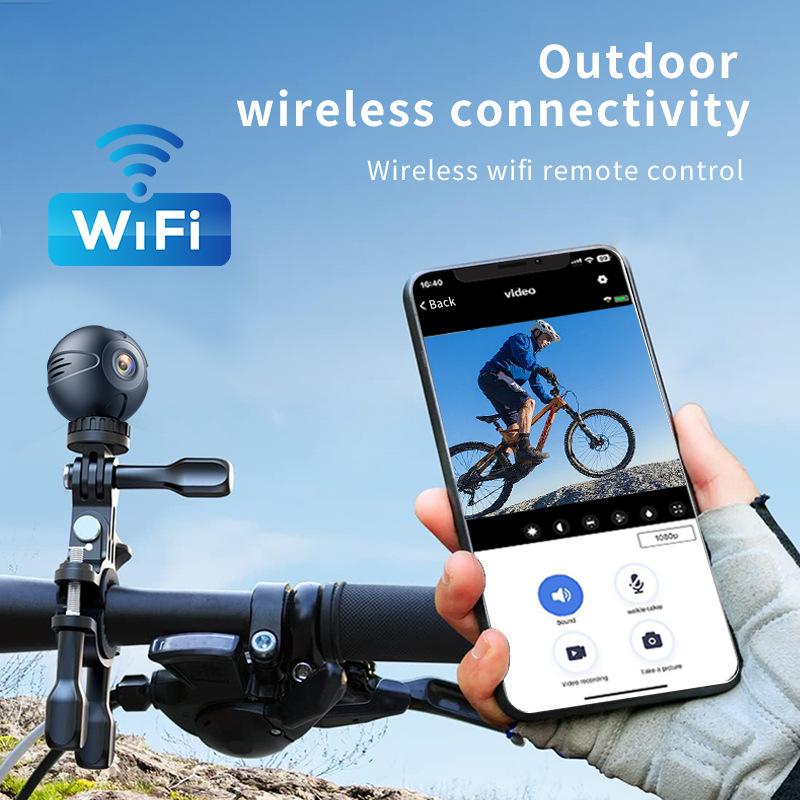 Outdoor Sports Cycling Camera, Network High-definition Wireless Camera, Indoor Security Camera