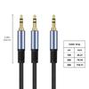 Mehrzweck-Sound-Y-Kabel 3,5-mm-Stecker auf doppelten Stecker zum Zusammenführen oder Verteilen von Audiosignalen in verschiedenen Anwendungen