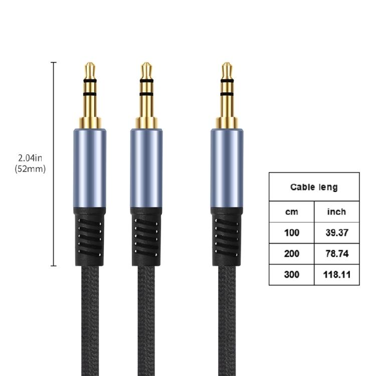 Mehrzweck-Sound-Y-Kabel 3,5-mm-Stecker auf doppelten Stecker zum Zusammenführen oder Verteilen von Audiosignalen in verschiedenen Anwendungen