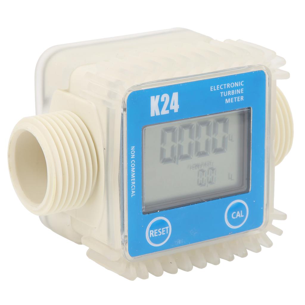 Digitální turbínový průtokoměr Palivové čerpadlo Chemikálie Měřící zařízení benzínu K24 1inch
