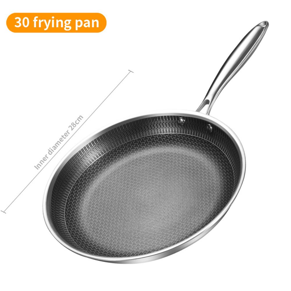 1 Stück Nicht gehammerte Pfanne 22, 26, 30CM Für alle Herde Für Kochanwendungen auf verschiedenen Herden Kratzfest, Gleichmäßige Erwärmung Kochgeschirr