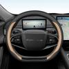 Dongfeng Fengxing Hai S7 Leather Steering Wheel Cover, Anti-Slip, Ultra-Thin, All-Season Protection.