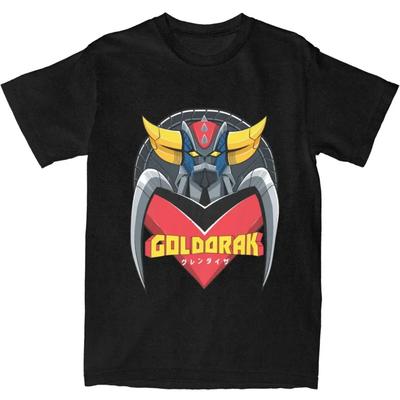 Grendizer UFO Robot dla Mężczyzn Kobiet Koszulki Goldorak Ubrania Codzienna Koszulka Koszulki Bawełna Odzież na Wszystkie Pory Roku