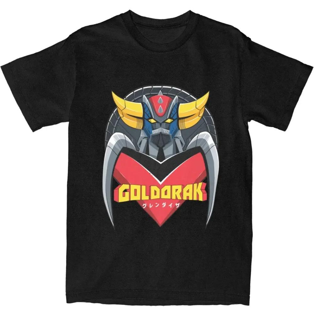 

Grendizer UFO Robot для мужчин и женщин футболки Goldorak Apparel повседневная футболка футболки хлопковая одежда на все сезоны XXXXXL чёрный