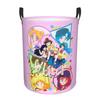 Custom Sailors Anime Moons Laundry Hamper Large Clothes Storage Basket Usagi Tsukino Cartoon Toy Bin Organizer for Nursery