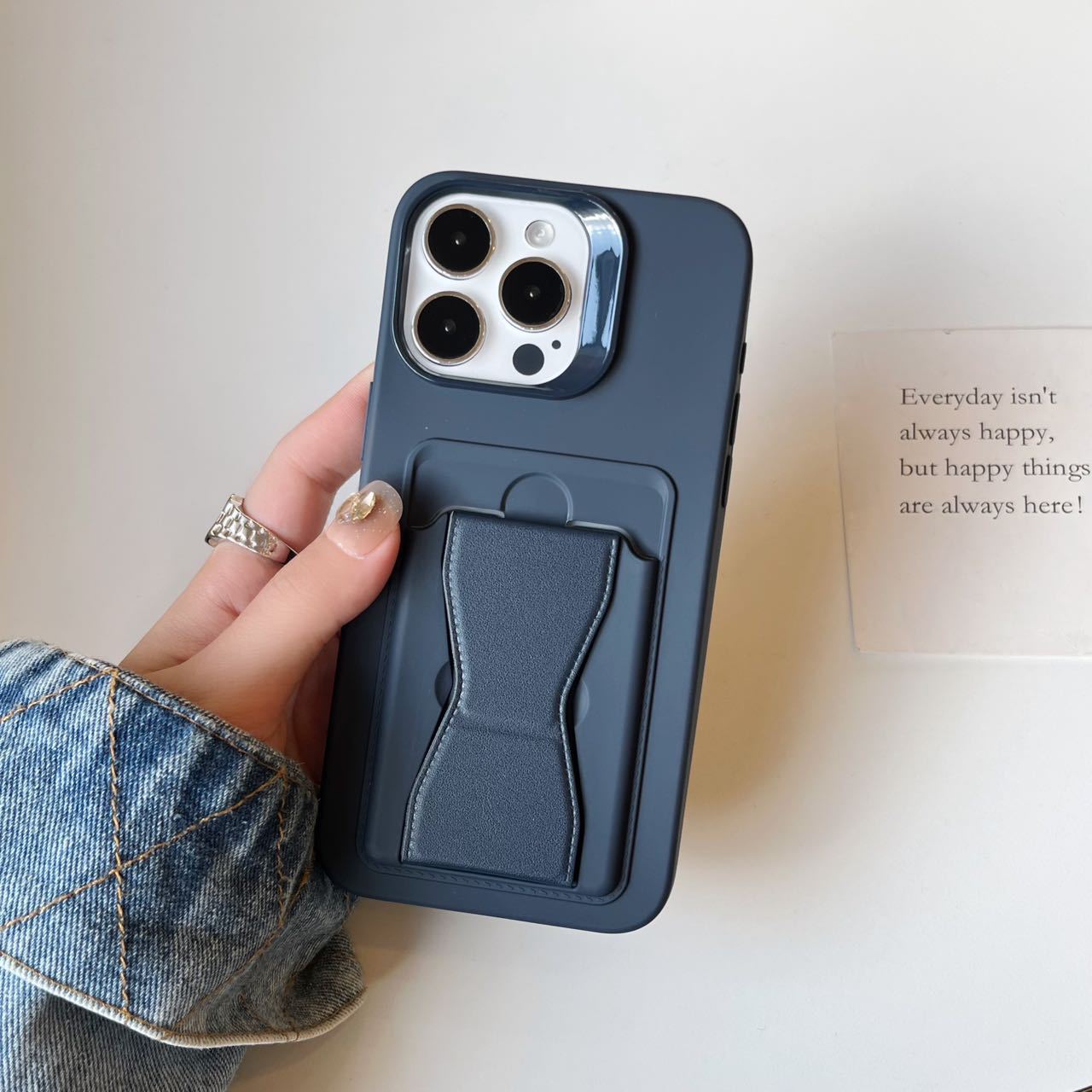 

Держатель для карт, подходящий для iPhone15ProMax Apple 14 Чехол для телефона 13/12 Карта Два-в-одном 11 Жесткий Xs Apple 14/15Plus universal