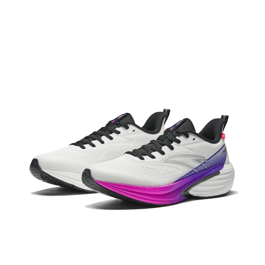 Anta Rocket 7 Comfortable Fashion Non-Slip Durable Low-Top Casual Running Shoes Men sneaker White Purple Black 112545581-2