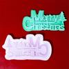 Merry Christmas Silicone Mold Heat Resistant Food Grade Silicone For Handmade Candle Chocolate Baking Holiday Decoration