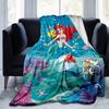 1PC Cartoon Mermaid Blanket, Underwater World Decorative Throw, Perfect for Home Decoration, Gift Idea, All Seasons Use, Living Room, Travel