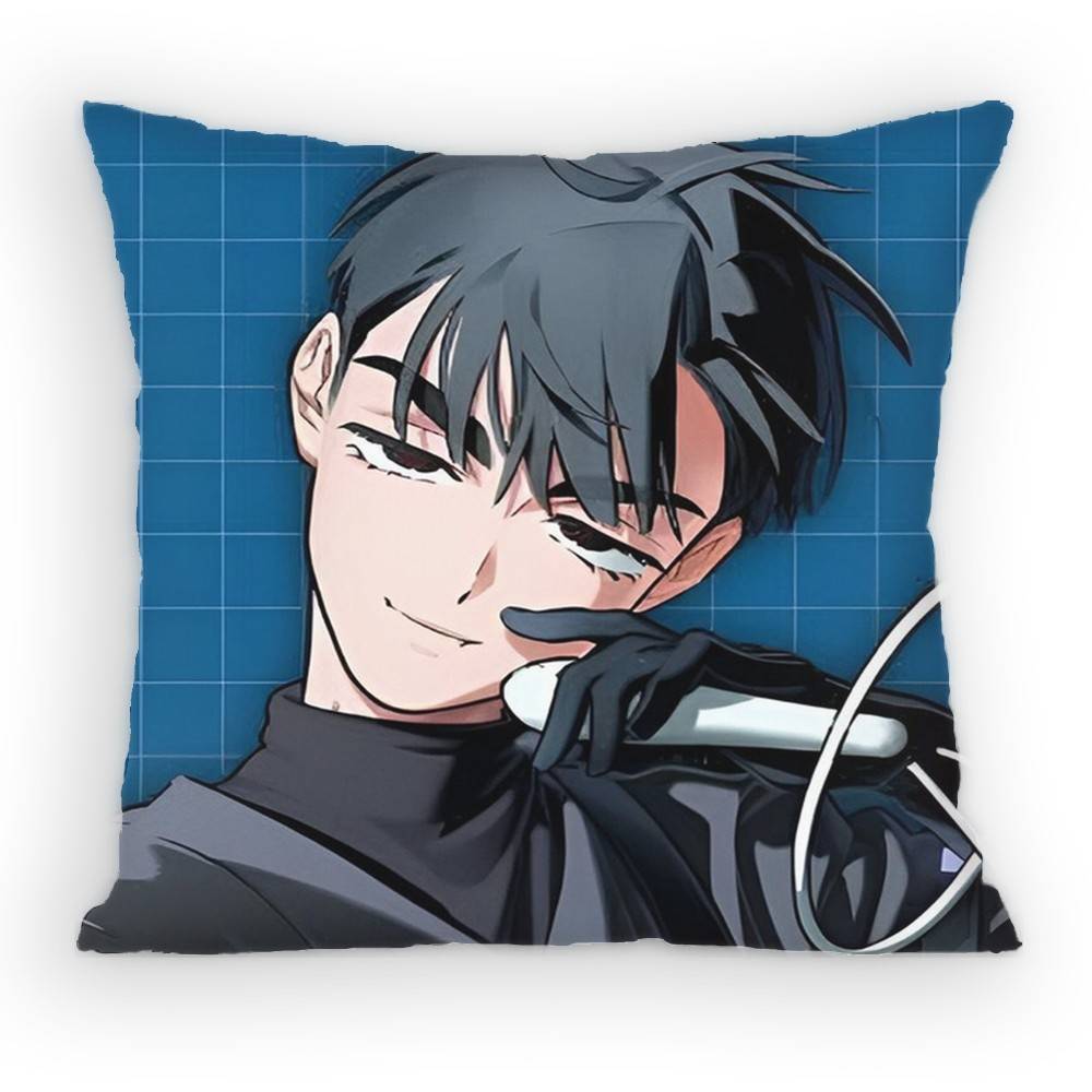 Alien Stage Ivan Pillow Case Antidustmite Pillowcase Invisible zipper silky short plush Sofa cushion cover