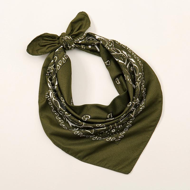 Bohemian Print Bandana Paisley Printed Headbands Hiphop Kerchief Outdoor Unisex Headband Wrist Wraps Face Mask Handkerchief