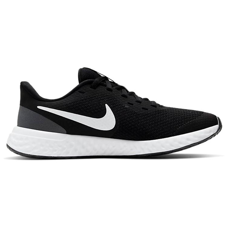 New Nike Revolution 5 'Black White' GS BQ5671-003