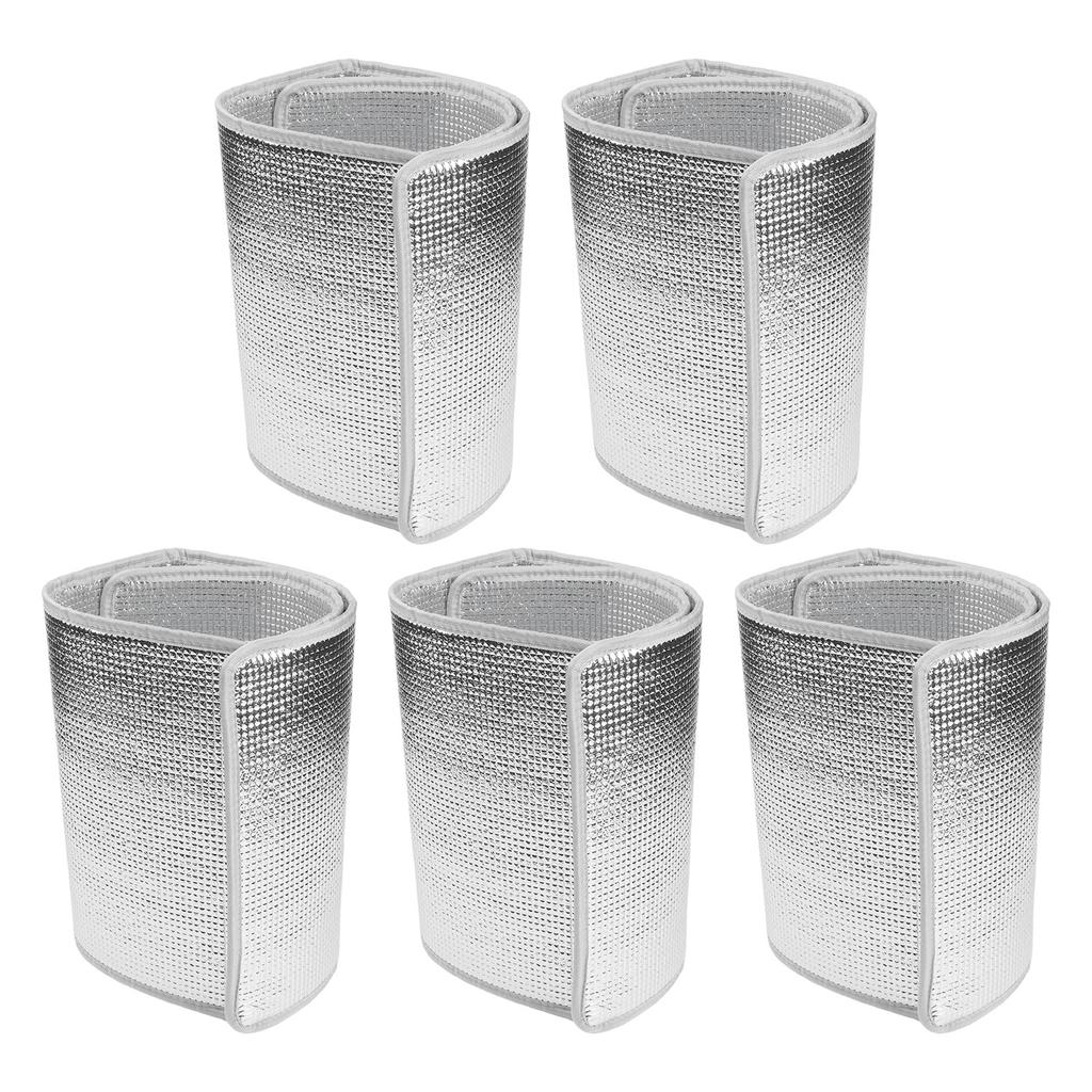 5Pcs Plant Frost Protection Double Layer Thermal Pot Cover for Garden Use