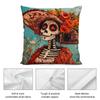 Day Of The Dead Pillow Case Plush Fabric Soft Pillowcase Double Sided Print Cushion Cover Household Gifts