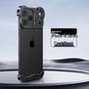Protiotlačková a nárazuvzdorná obal na telefón Apple 17Pro & 16Promax s kovovými rohmi a jedinečným tvarom.