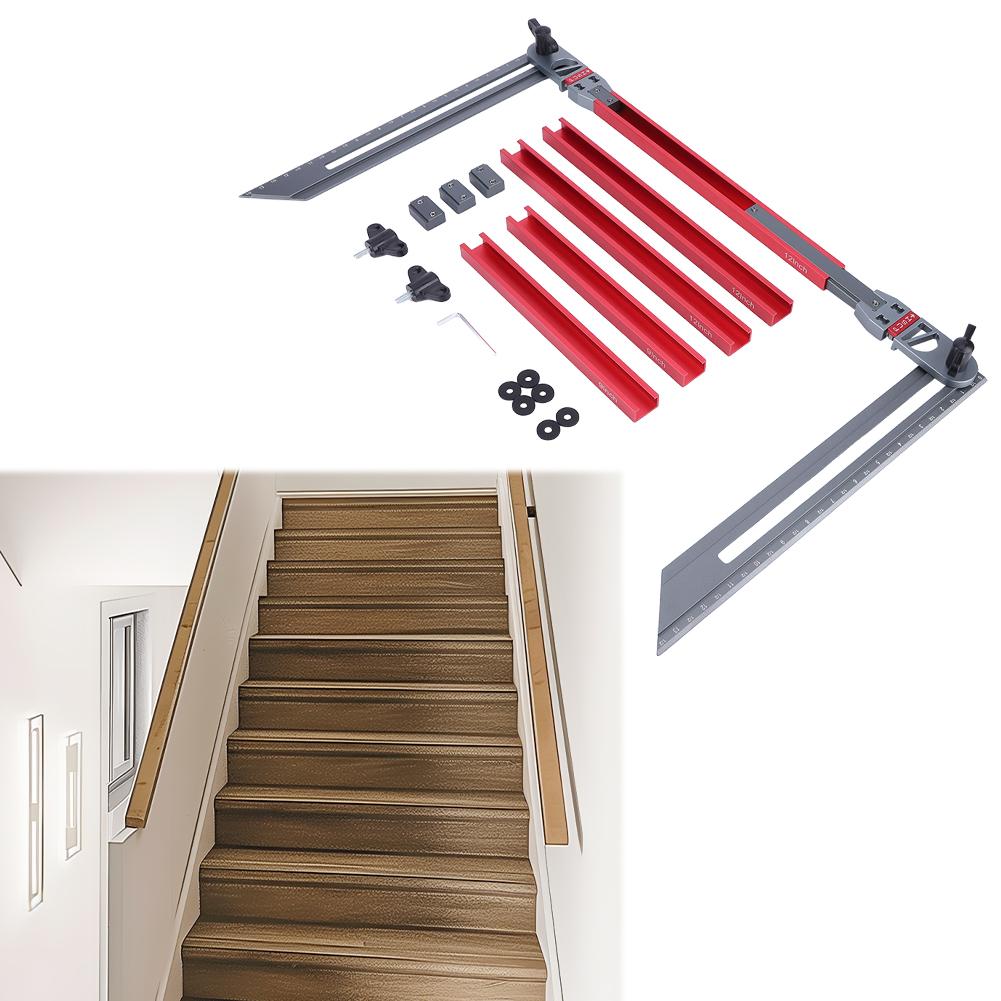 Stair Tread Template Tool Upgrade Stair Tread Gauge Tool Accurate Stair Tread Jig Tool Step Template Tool Stair Step Scribe Tool