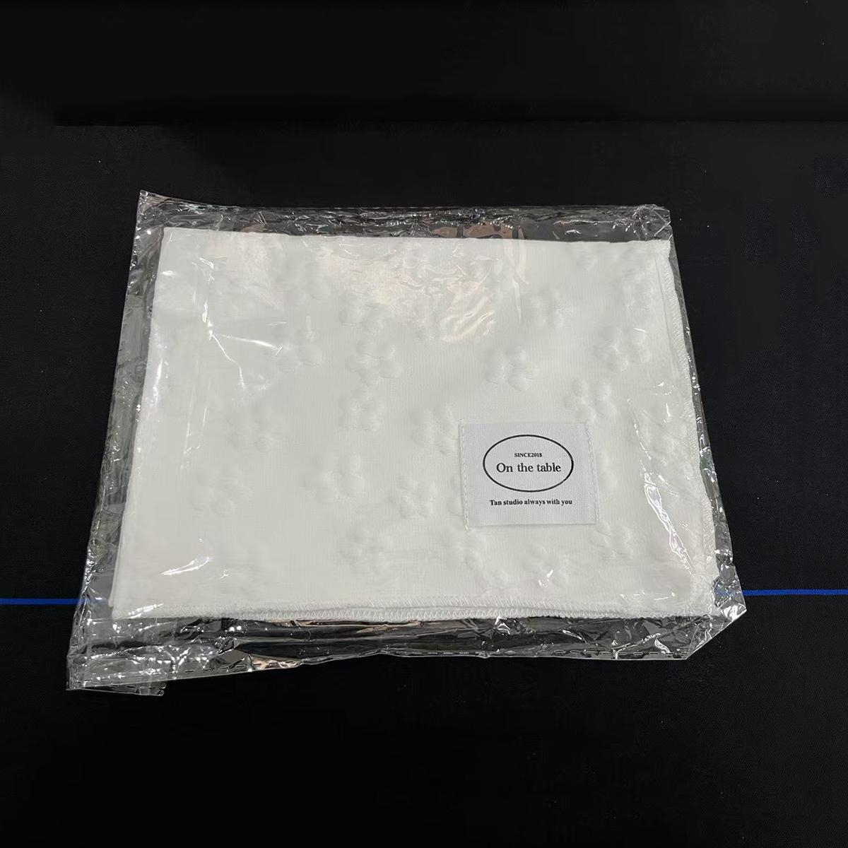 

Korean Retro Blue Plaid Tablecloth Placemats Table Mat Food Posing Background Cloth Insulation Pad Home Decoration Accessories 30X40cm