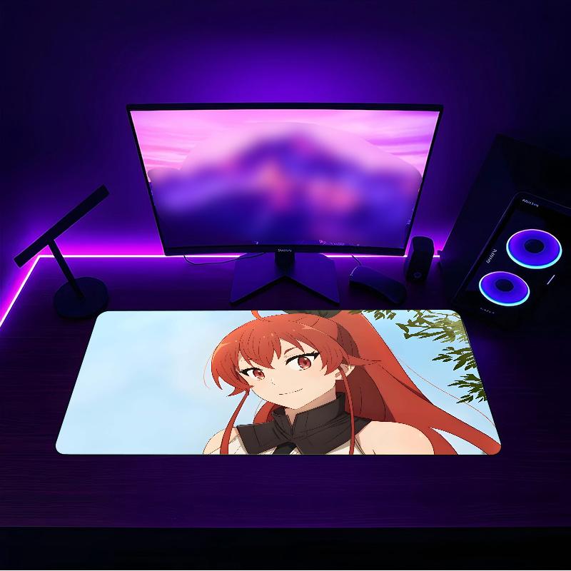 Eris Boreas Greyrat (23) Mouse pad with a non slip rubber base suitable for home offices and an ideal gift for gamers