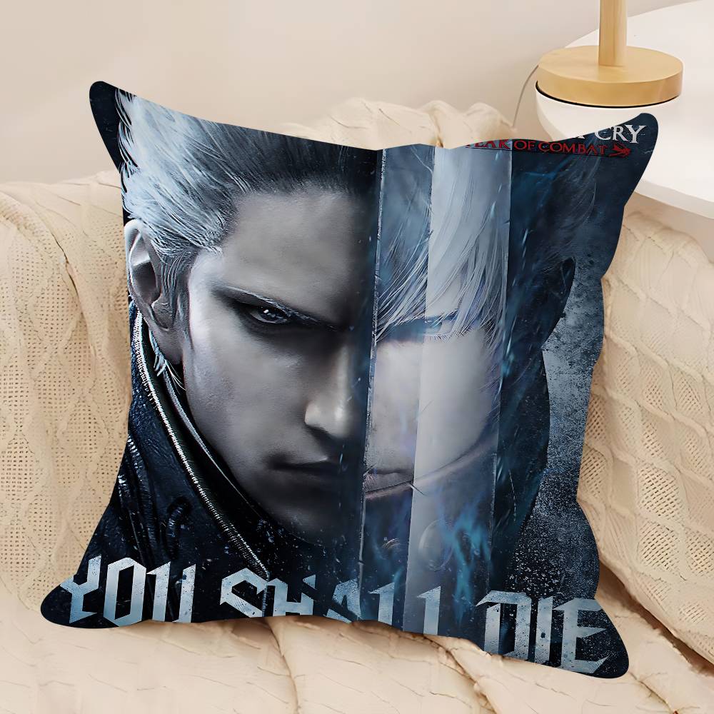 GAME THE D-DevilS May Cry Pillow Case Removable Washable Cushion Cover – All-Season Soft Linen