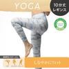 Atsugi Clear Beauty Active Yoga Gradient 49276PS Leggings, Pattern, Women's, Gray,