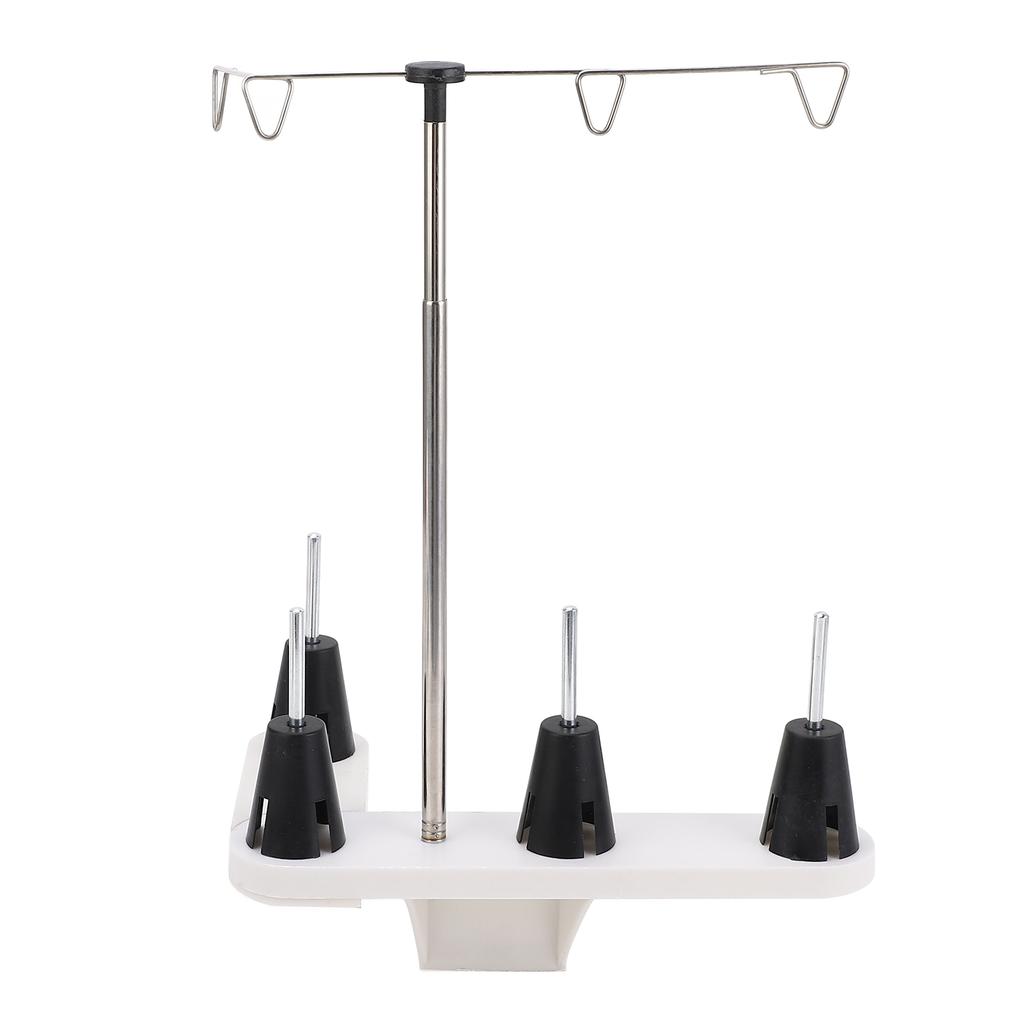 4 Spools Thread Holder Plastic and Stainless Steel Multipurpose Spool Stand for Household Sewing Mac