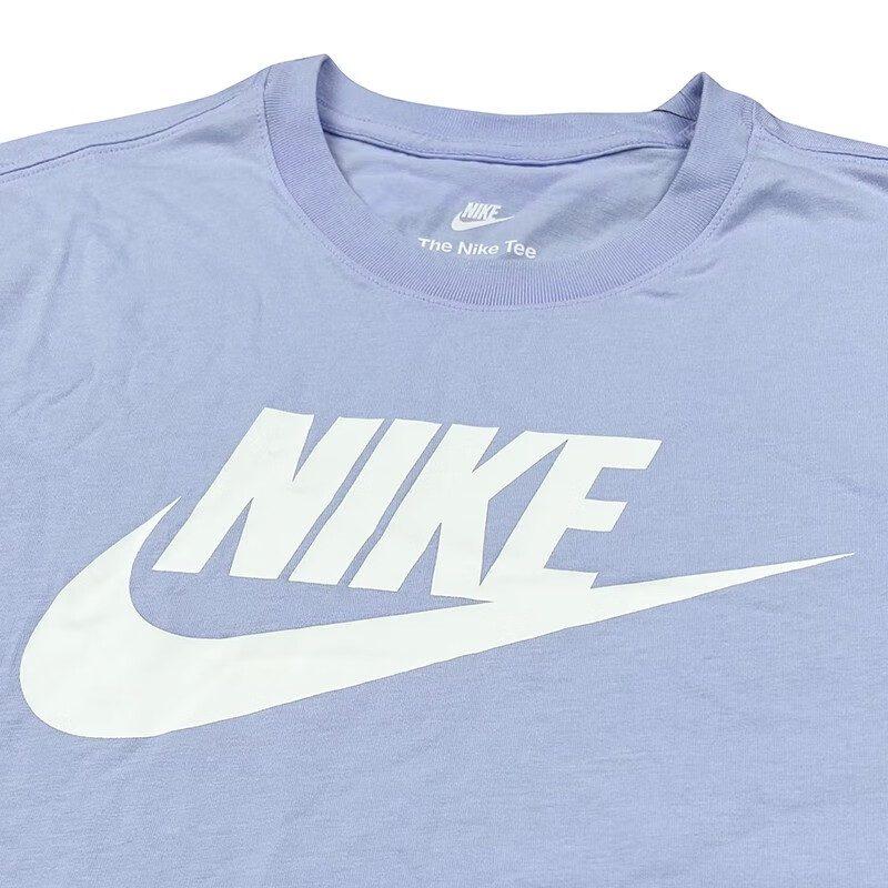 Nike T Shirts Men's Blue Crew Neck Moderate DX1986-548