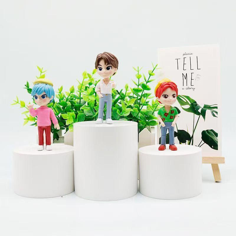 Sale Kpop Dämonenjäger Anime Figur Spielzeug Niedliche PVC Bewegliche Gelenke Actionfigur Modellpuppen Kinder Geburtstagsdekoration Geschenke