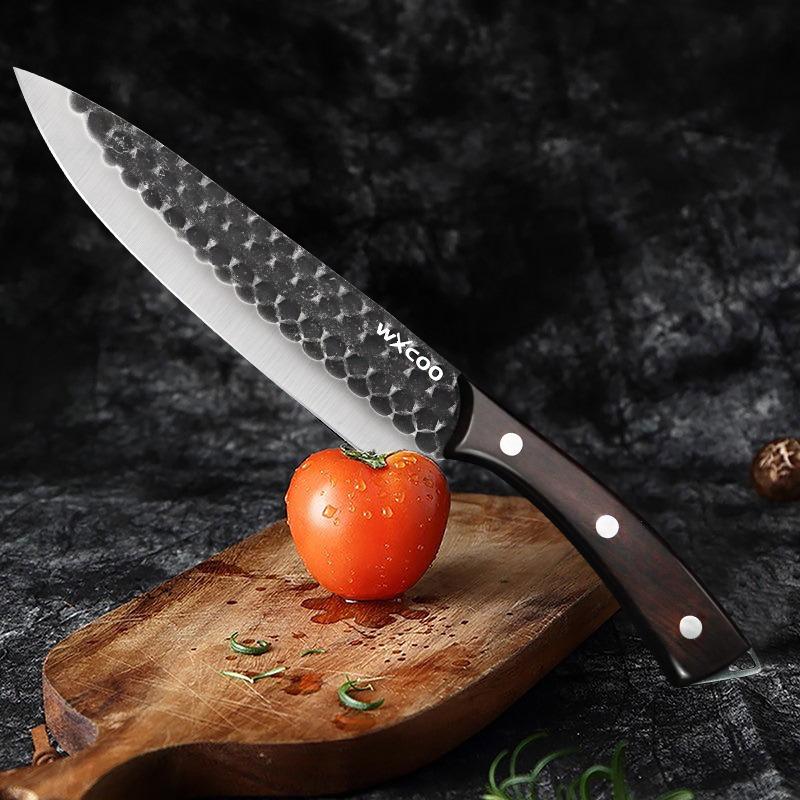 Professionelles Kochmesser Edelstahl Santoku Allzweck-Schälmesser Küchenutensilien-Sets Mehrzweckmesser