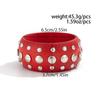 Vintage Chunky Bangle Bohemian Irregular Geometric Bracelet Retro Hand Ring  Summer Party Jewelry