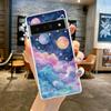 Earth Stars Space Phone Case For Google Pixel 9 8 7 6 Pro XL 8A 7A 6A 5 4 5A 4A 3A XL 5G soft Silicone Clear TPU Cover