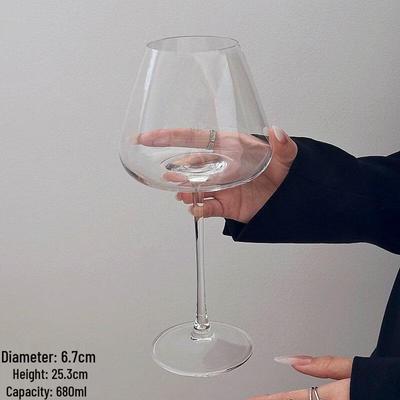 Taça de Vinho Tinto Vinho Bordô de Luxo ZISIZ