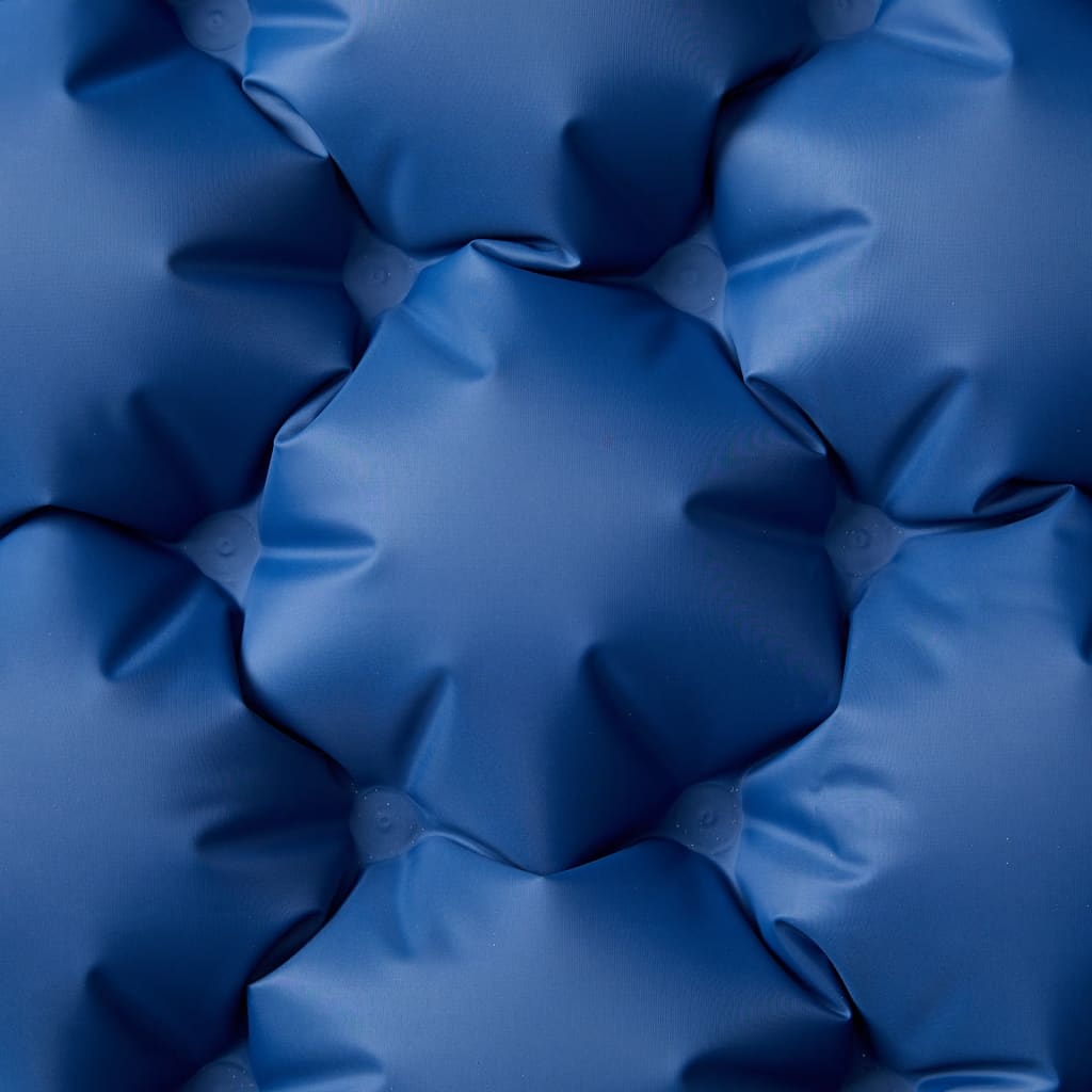 Double Self Inflating Sleeping Mat with Pillow Navy Blue