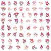 60 Cartoon Sanrio My Melody Stickers for Journal, Stationery, Water Bottle, Computer - Waterproof.