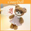 Peluche Orsacchiotto Con Occhiali Bambini Bambola Morbida Per Bambini